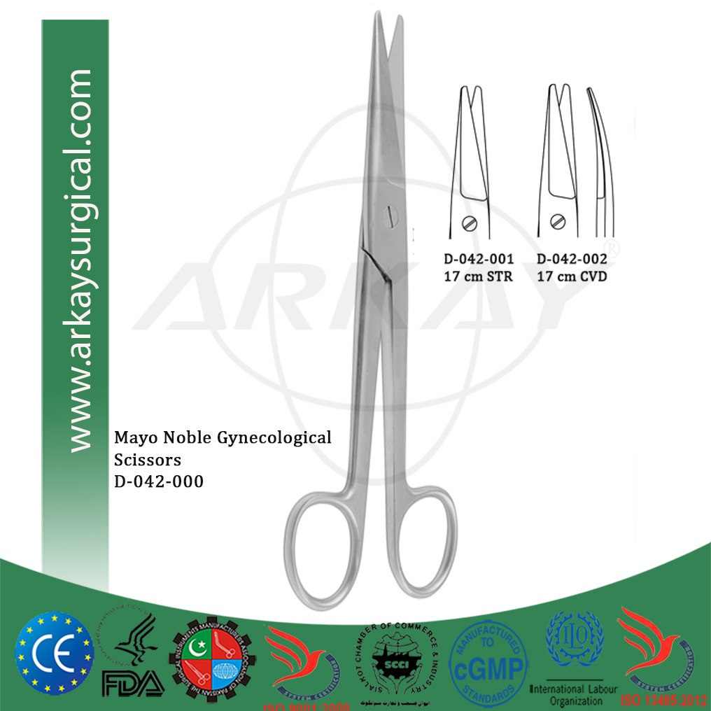 Mayo Noble Gynecological scissor D-042-000