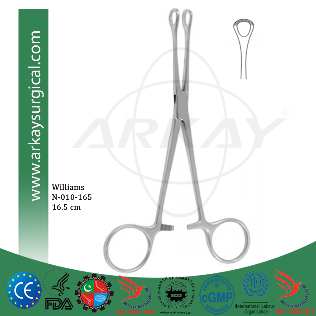 Williams N-010-165 Williams Instestinal & Tissue Grasping Forcep