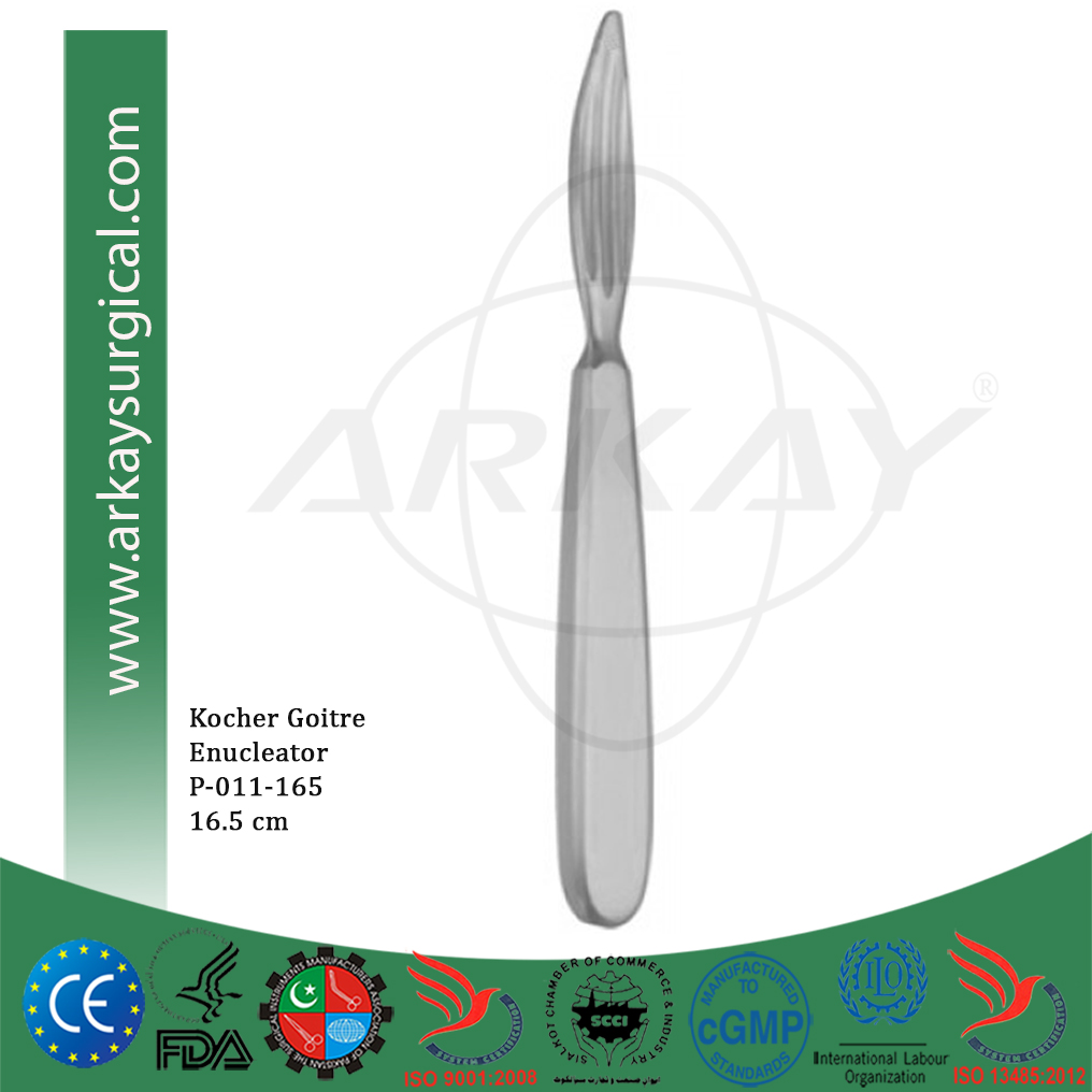 Kocher Goitre Enucleator P-011-165 Kocher Goitre Enucleator