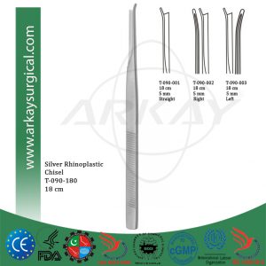 Silver Rhinoplastic Chisel