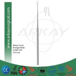 Weber Loch Foreign Body Instrument