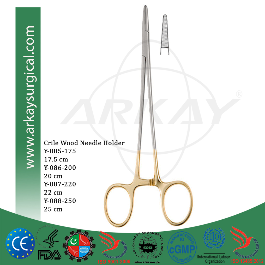 Crile Wood Y-085-175 Crile Wood Needle Holder