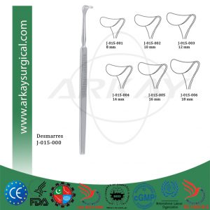 Desmarres Saddle Hook 