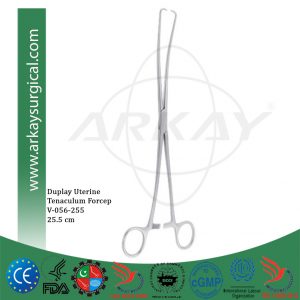 Duplay Uterine Tenaculum Forcep