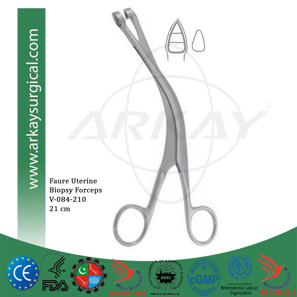 Faure Uterine Biopsy Forceps V-084-210 Faure Uterine Biopsy Forcep