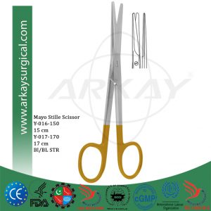 Mayo Stille Operating Scissor BL/BL STR