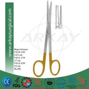 Mayo Operating Scissor BL/BL STR