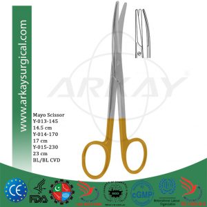 Mayo Operating Scissor BL/BL CVD