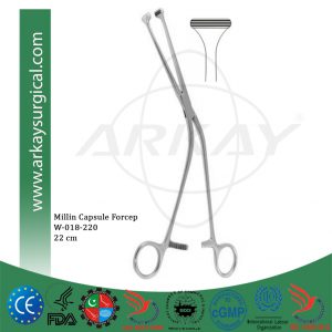 Millin Capsule Forcep