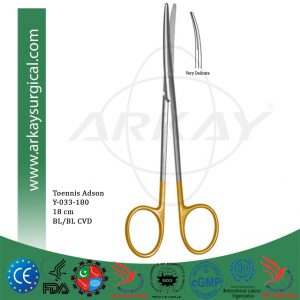 Toennis Adson Operating Scissor BL/BL CVD