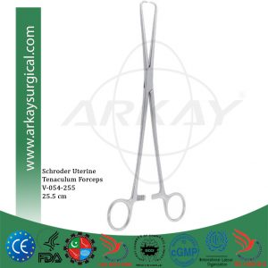 Schroder Uterine Tenaculum Forcep