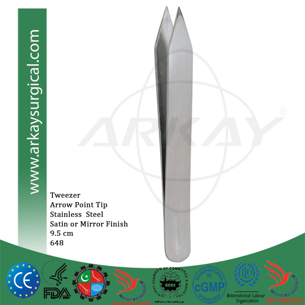 648 Slanted Tweezer eye bro tweezer