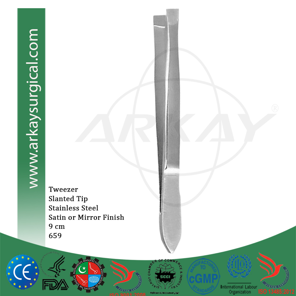659 Slanted Tweezer eye bro tweezer