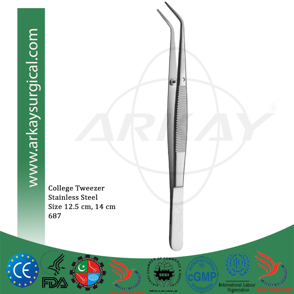 687 tweezer eyebrow tweezer