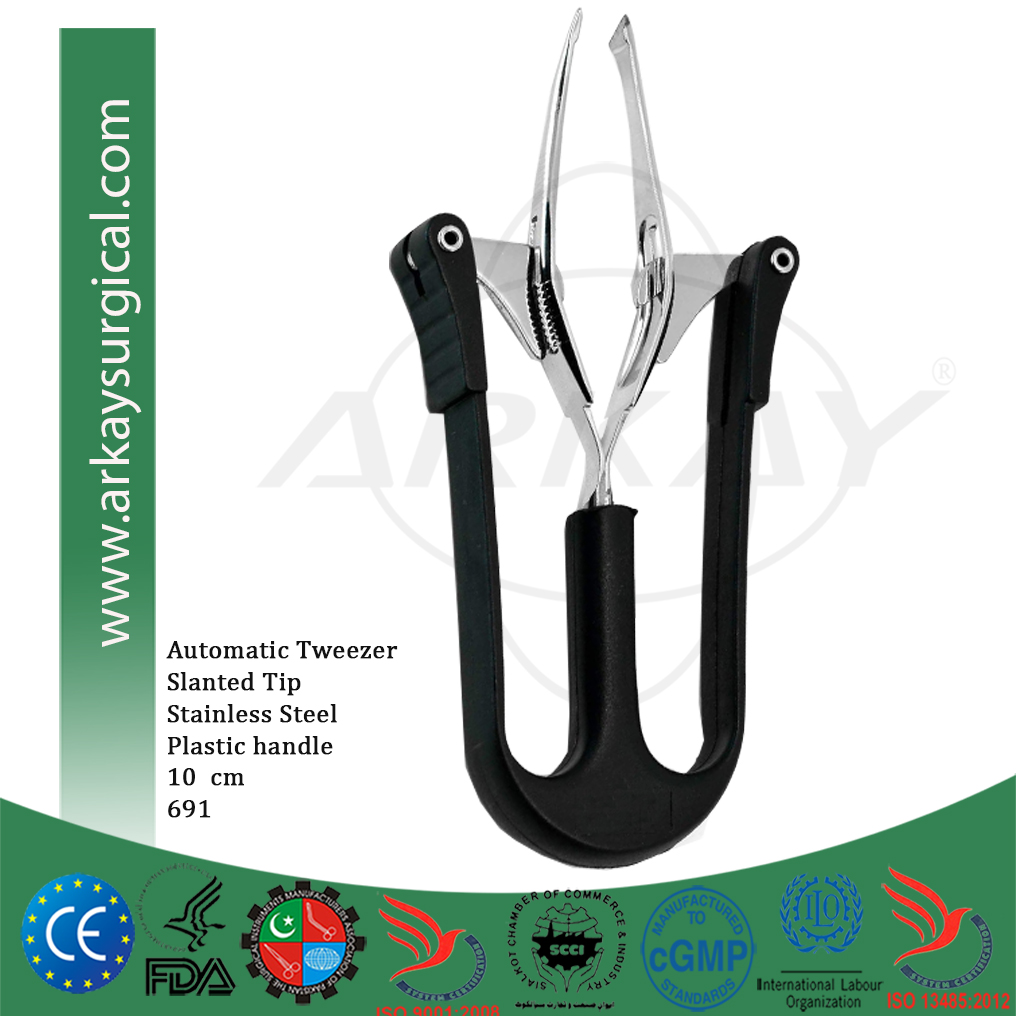 691 tweezer eyebrow tweezer automatic tweezer