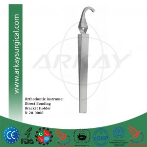 Orthodontics instrument direct bonding bracket holder tweezer 140 mm