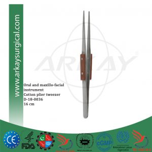 jewellery  dental tweezer cotton plier 16 cm