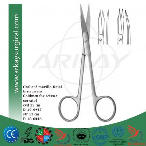 Goldman forx scissor serrated