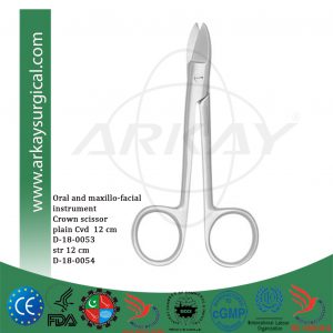 Crown scissor plain
