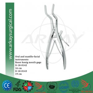 roser konig mouth gag size 16 cm, 19 cm