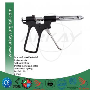 Intraligament anesthesia dental syringe