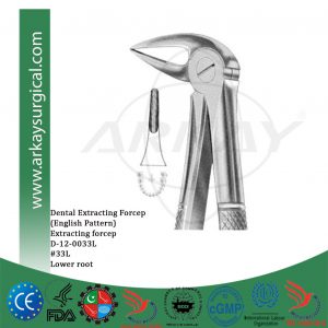 Dental extracting forceps english pattern