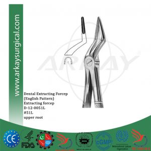 Dental extracting forceps english pattern