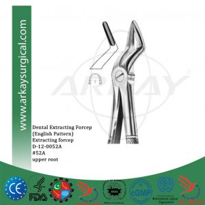 Dental extracting forceps english pattern