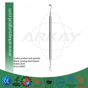 Frahm H/H black cutting instrument 