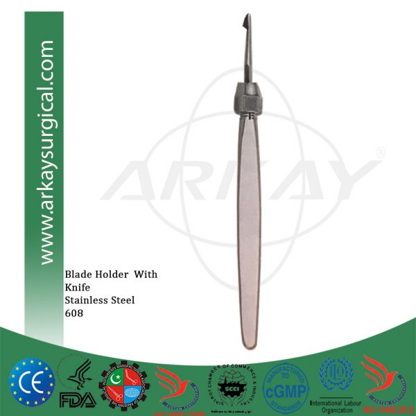 blade holder with knife