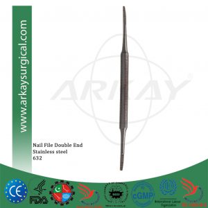 Professional nail file stainless steel