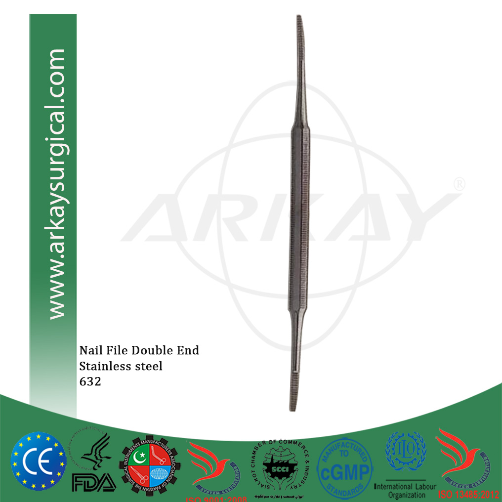 Professional nail file stainless steel 632 Professional nail file stainless steel