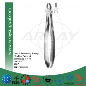 Dental extracting forceps english pattern