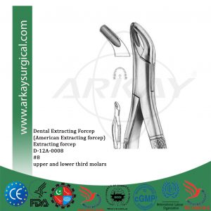 Dental extracting forcep american pattern