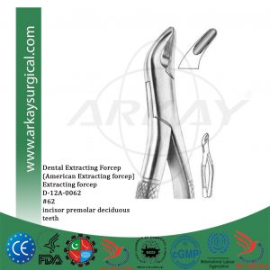 Dental extracting forcep american pattern 