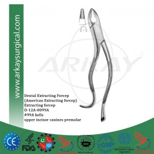 Dental extracting forcep american pattern