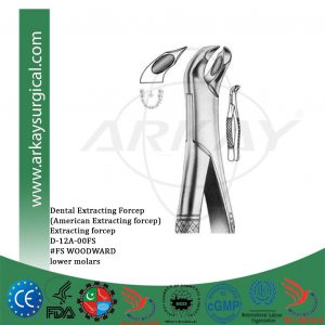 Dental extracting forcep american pattern